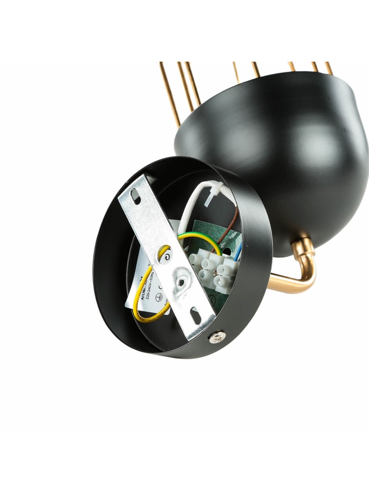 Licht-Erlebnisse Wandlampe in Schwarz Gold günstig kaufen onesize
