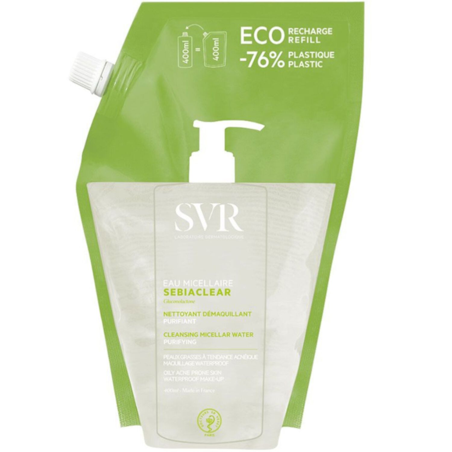 SVR Sebiaclear Eau Micellaire Nettoyante Purifiante
