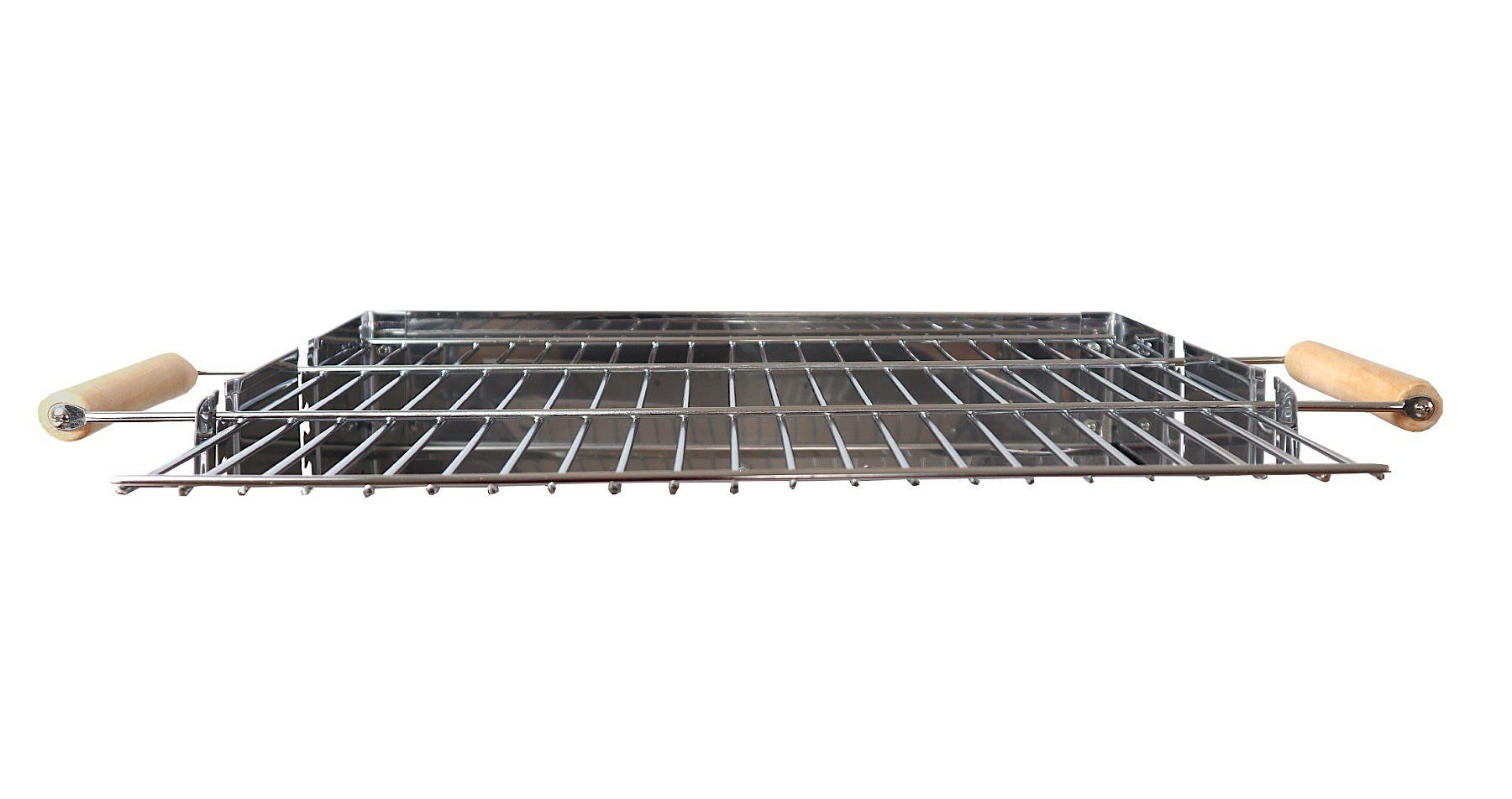 Kingsale Holzkohlegrill Holzkohlegrill Säulengrill Edelstahl, Gartengrill, Trichtergrill