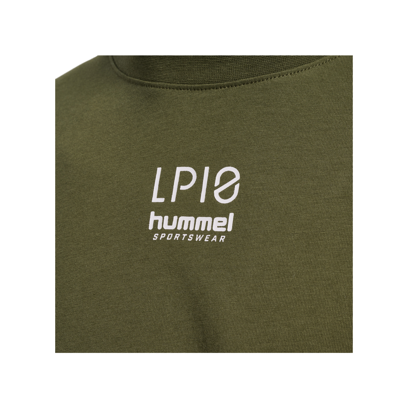 Hummel hmlLP10 Boxy T-Shirt Grün F6187