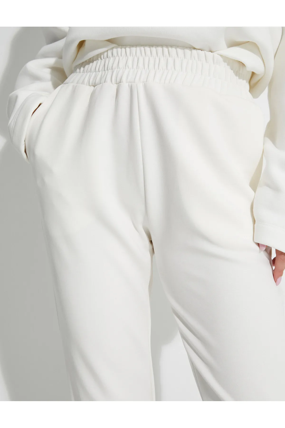 Koton  Basic-Jogger-Jogginghose mit Tasche, Taillenschnürung, Modalstoff, weiche Handstruktur