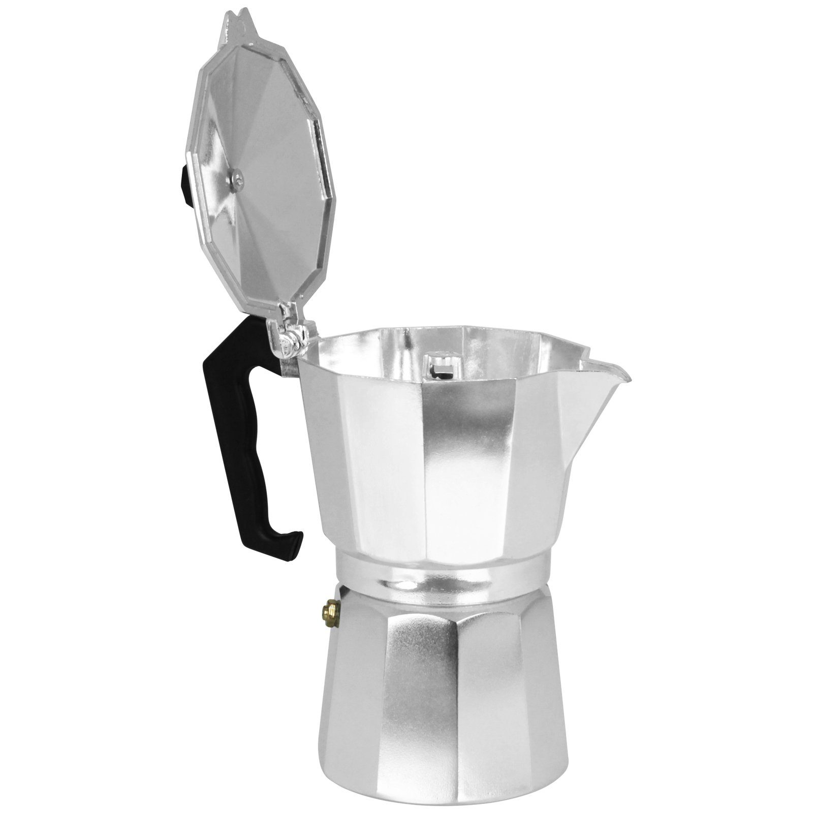 Koopman Espressokocher Kaffeebereiter 330ml Kaffeekocher Kaffeezubereiter Aluminiumkocher, Espresso Kaffee Kocher Kaffee-Bereiter Espressobereiter Mokka