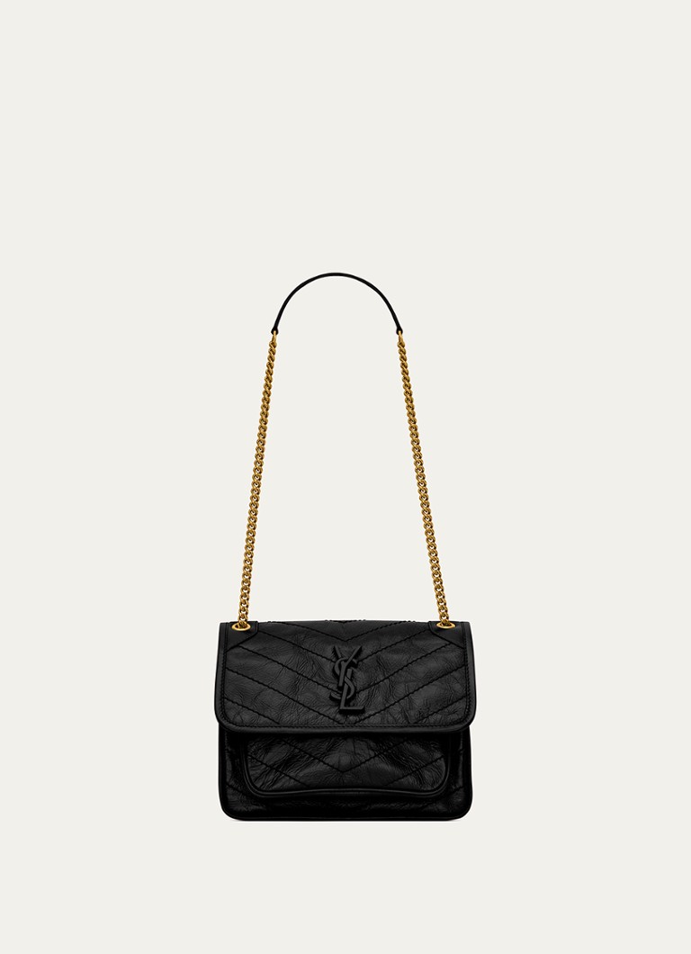 Borsa a tracolla Saint Laurent Niki Baby in pelle di vitello