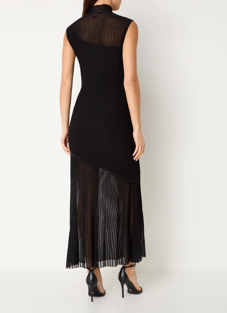 HUGO BOSS Sarreno semi-transparent maxi dress