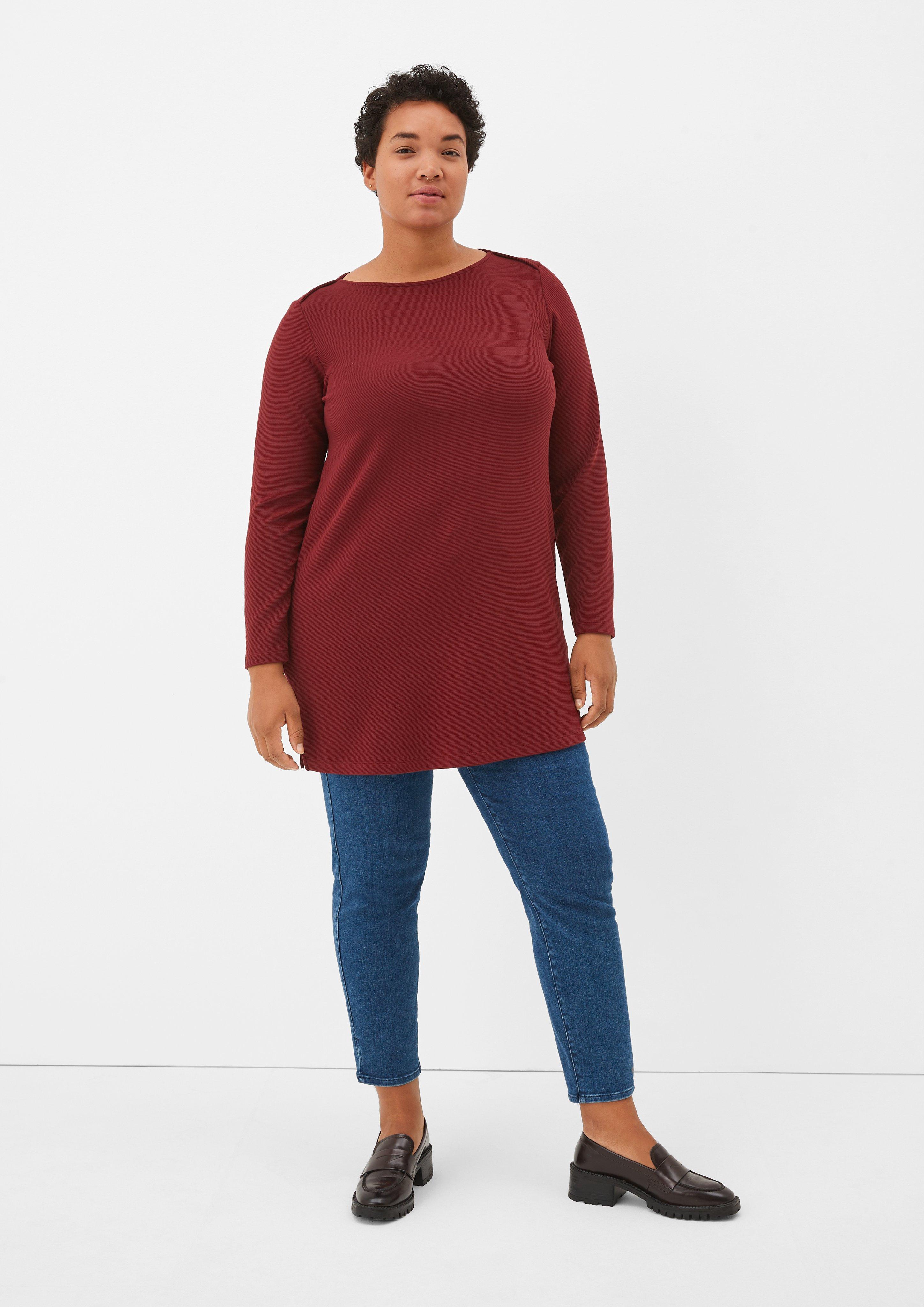 Longsleeve aus Viskosestretch  2121394-3976