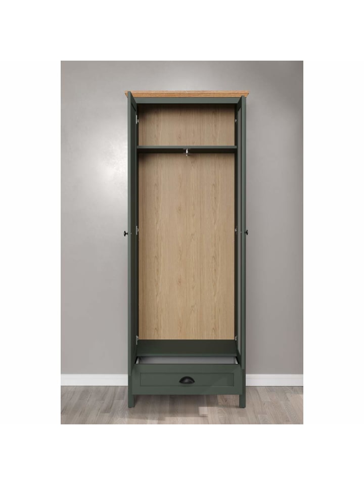 ebuy24 Garderobenmöbel Stanton Grün 261 x 39 cm günstig kaufen onesize