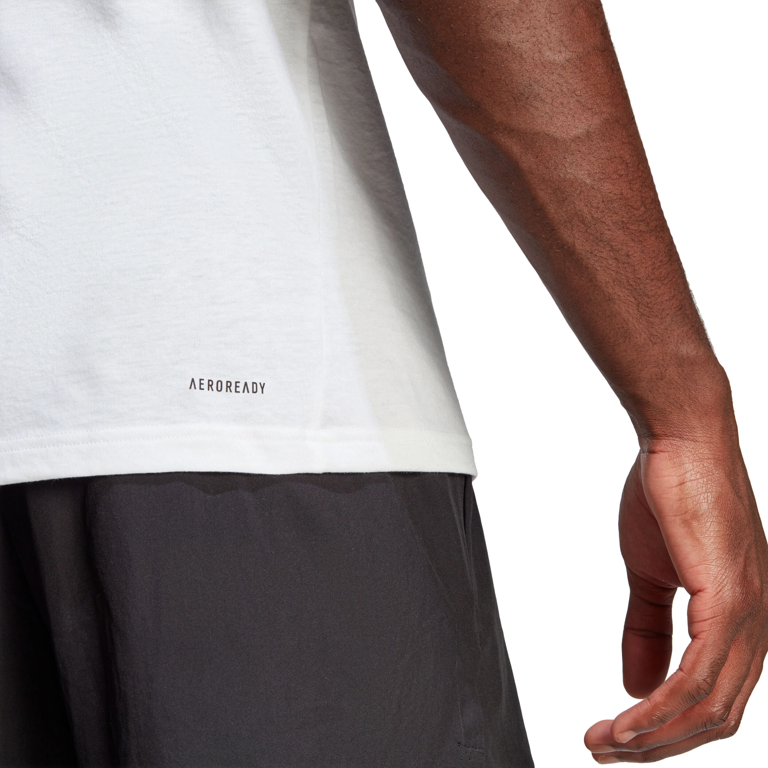 Training-Essentials Feel Ready Logo T-Shirt Herren - Weiß, Schwarz