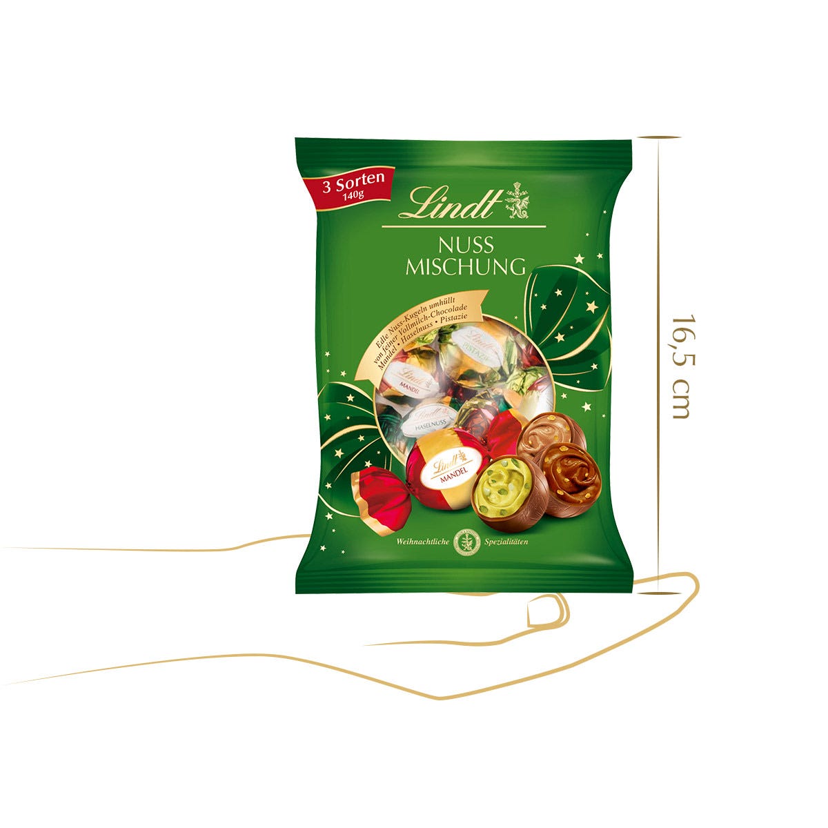 Nuss-Kugeln Mischung, 140g