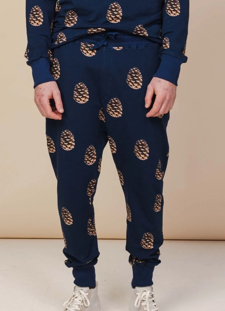 Pantaloni in cotone biologico Snurk Pinecones