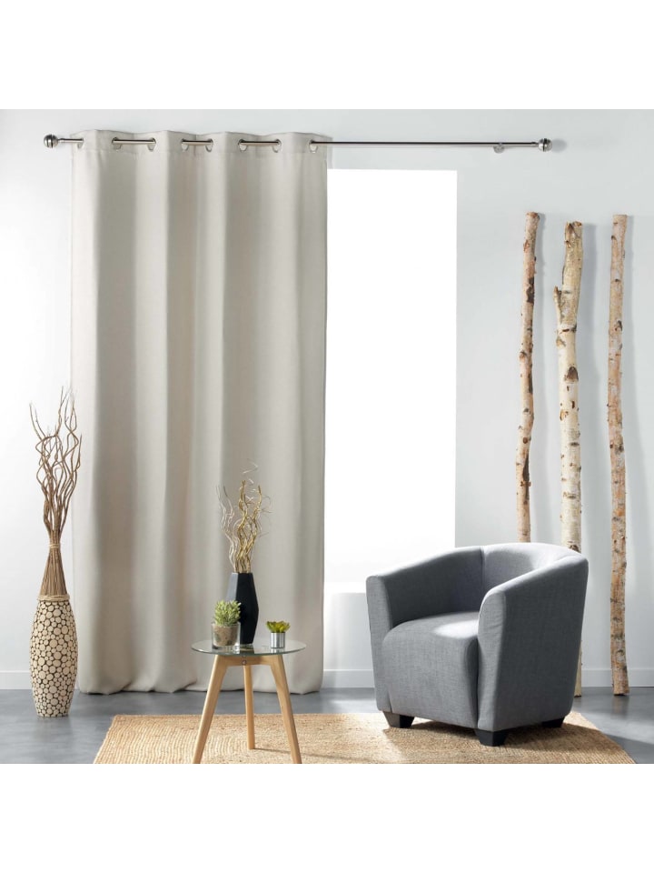 Douceur d’Intérieur Verdunkelungsvorhang in beige günstig kaufen onesize