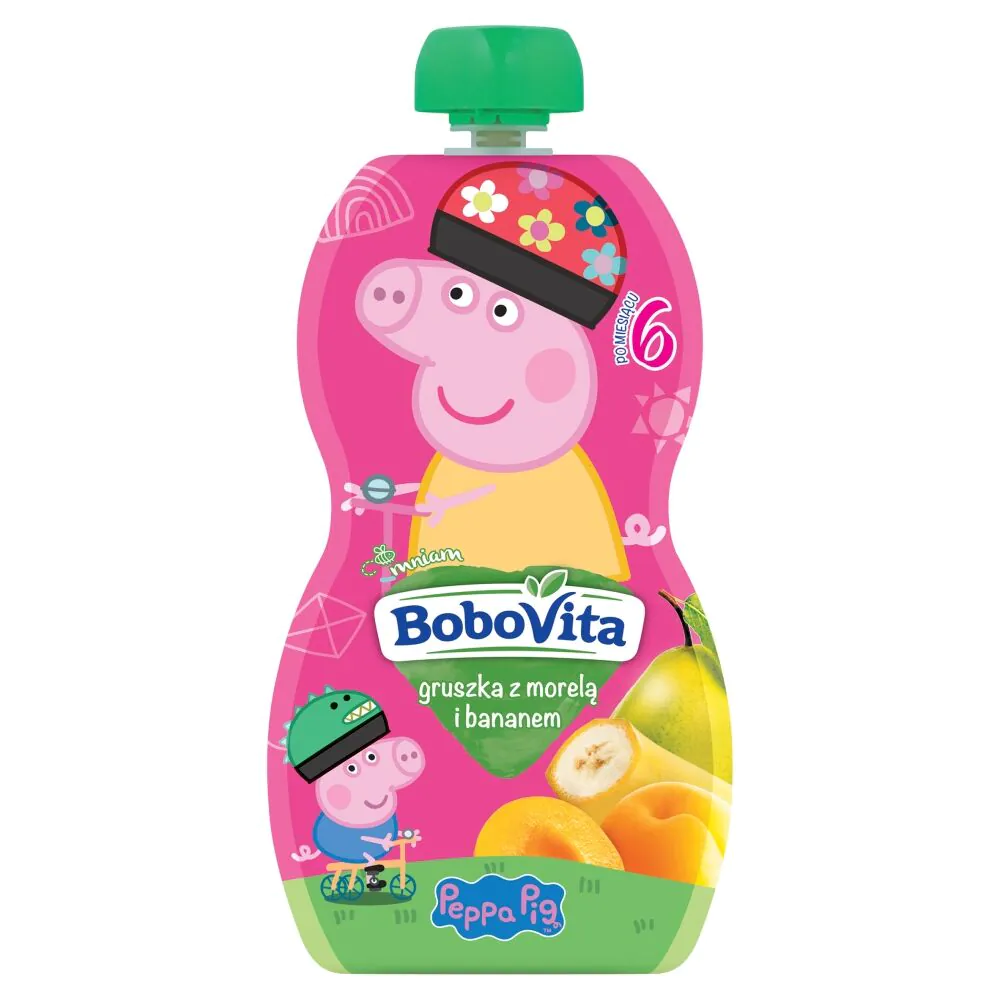 Bobovita kriaušių su bananais ir abrikosais putėsiai 100 g