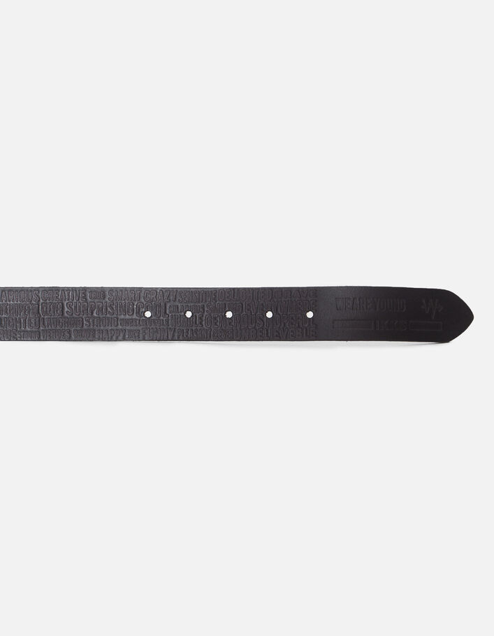Ceinture cuir garçon