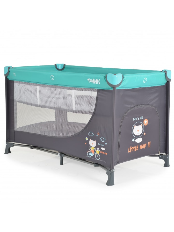 Moni Reisebett Tommy, 2 Ebenen in blau günstig kaufen 60x120 cm