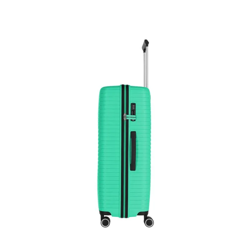 Travelite ORBITA Trolley L (77cm) mit 4 Rollen - Grün