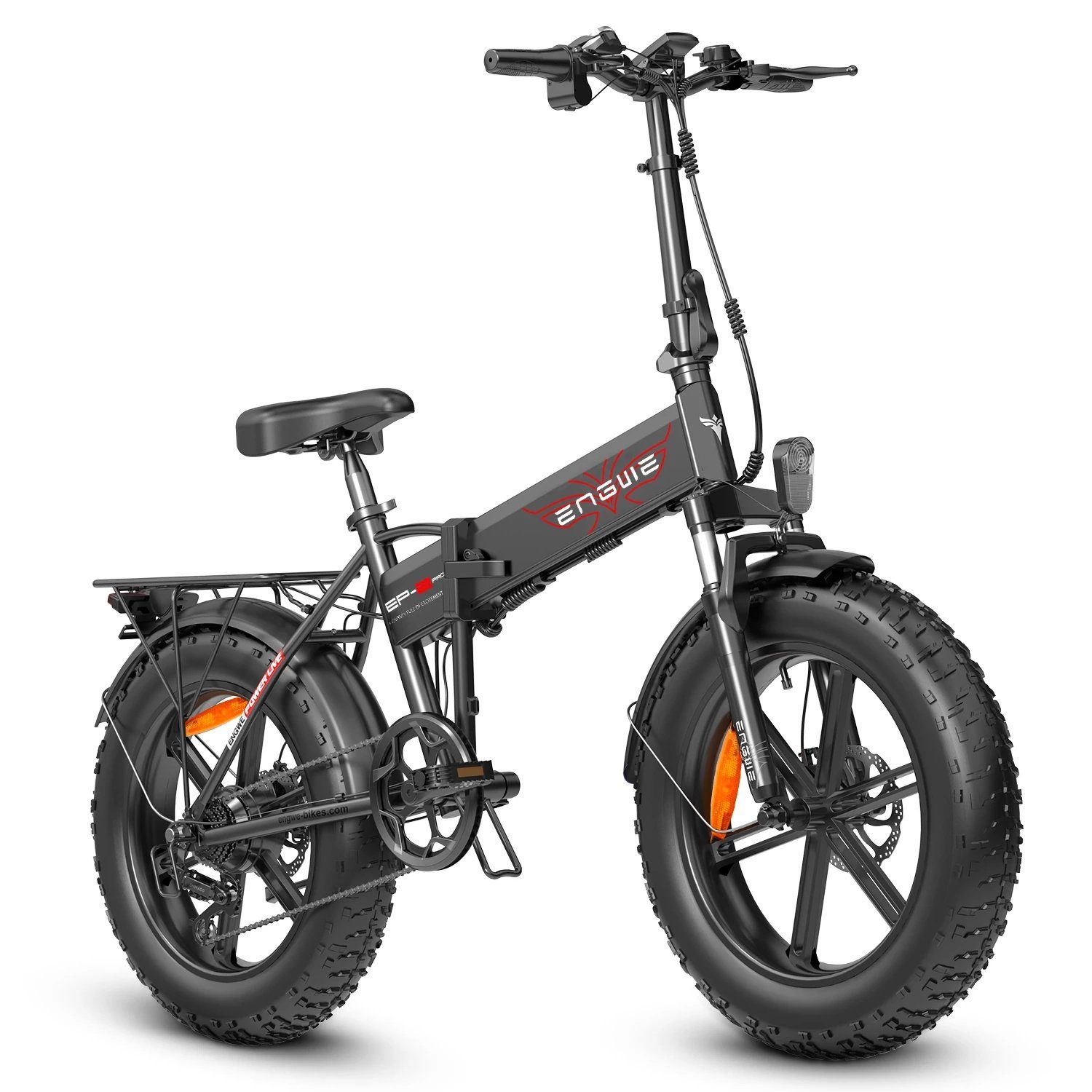 ENGWE E-Bike EP-2 PRO 45km/h 700W elektrische Maschinen, 7 Gang Shimano, Heckmotor, (Mit Batterieladegerät, Mit beleuchteter LED), 48V 13Ah, Motoren,zusammenklappbar