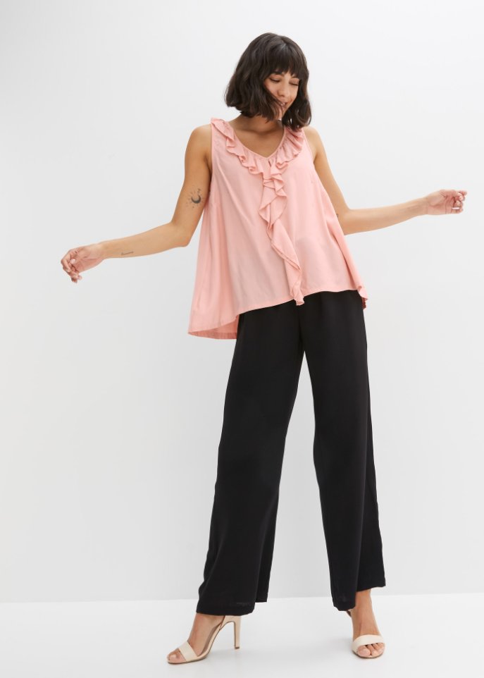 Top mit Volants