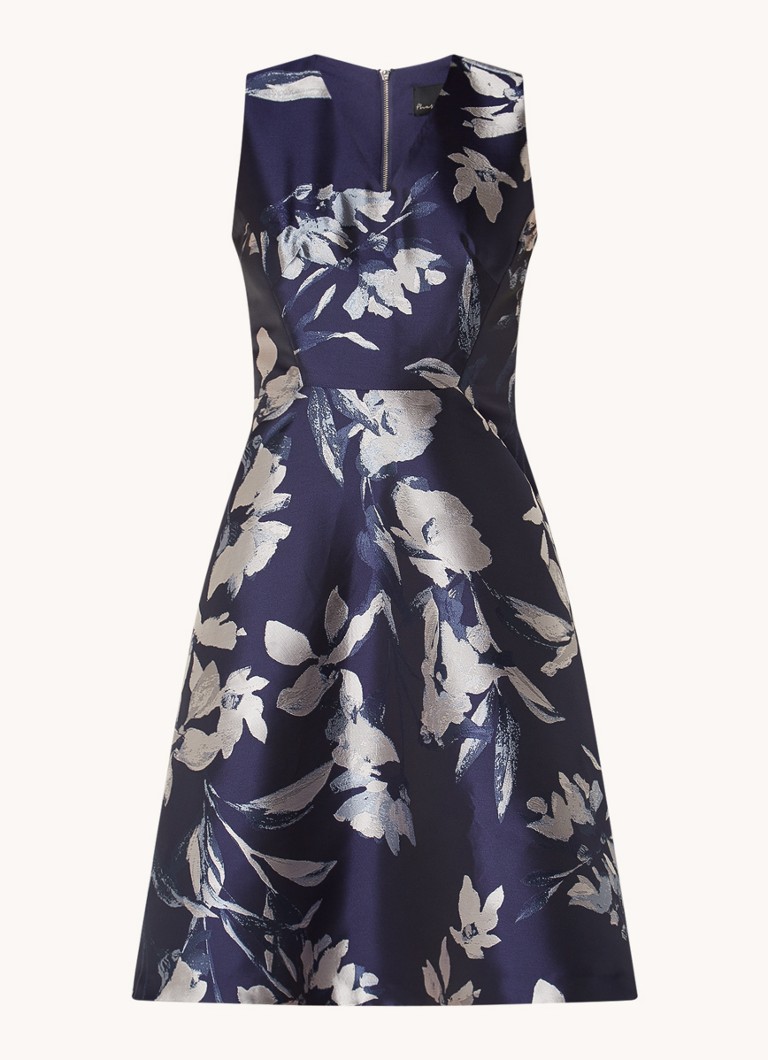 Vestido Cassy Petite Phase Eight, azul marino/multicolor