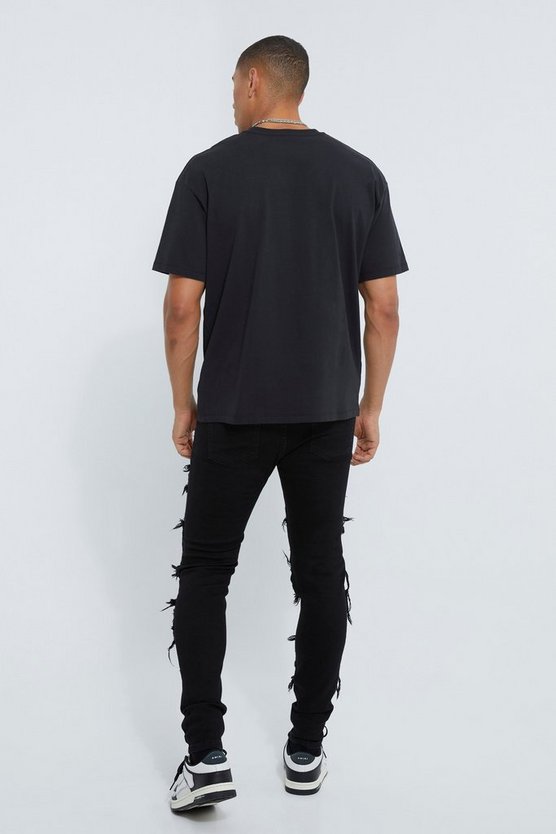 Zerrissene Skinny Jeans