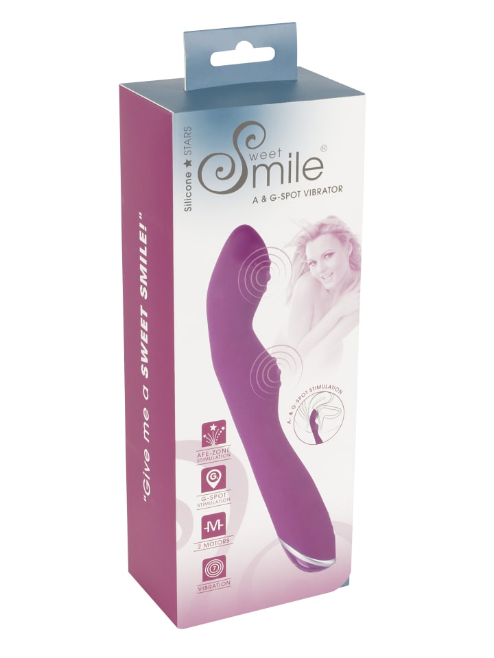 Sweet Smile A- und G-Punkt Vibrator A & G-Spot Vibrator in lila günstig kaufen 23,5