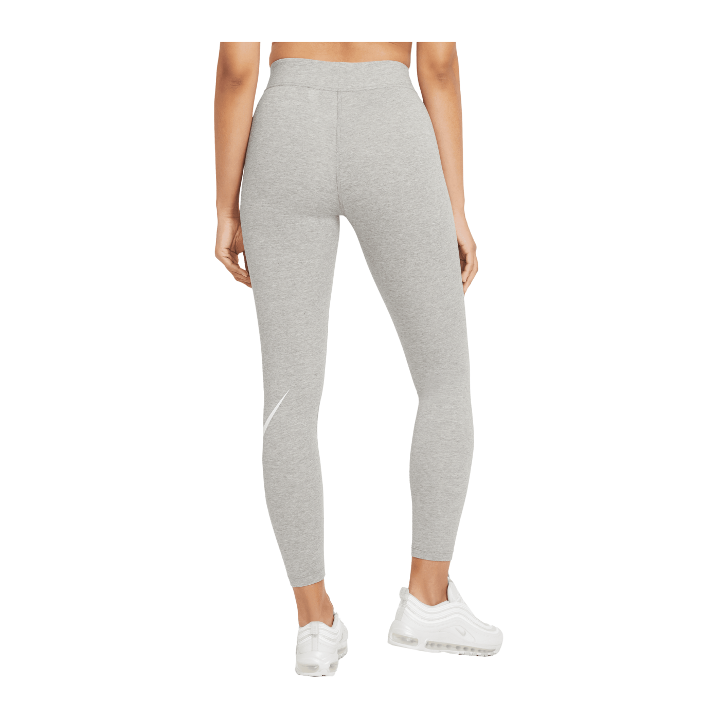 Nike Essentials Leggings Damen Grau Weiss F063
