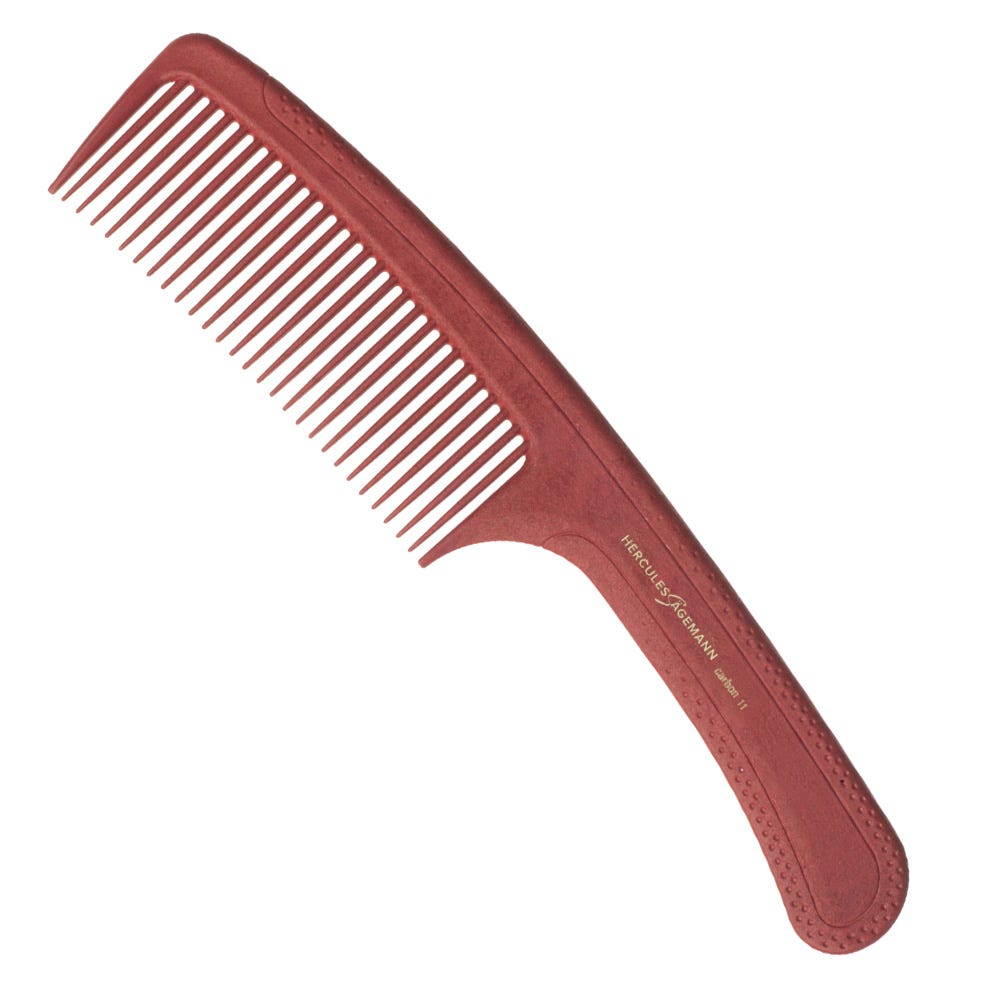 Hercules Sägemann Carbon Kamm HS C11 Rot 9 Zoll