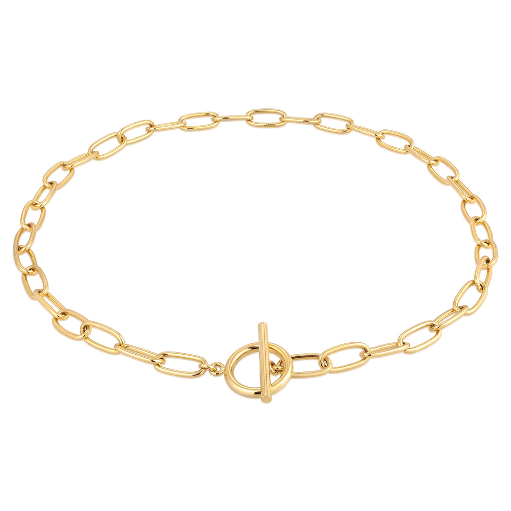 Elli Elli Collier Femmes Maillons Basique T-fermoir Couleur Or Bijoux