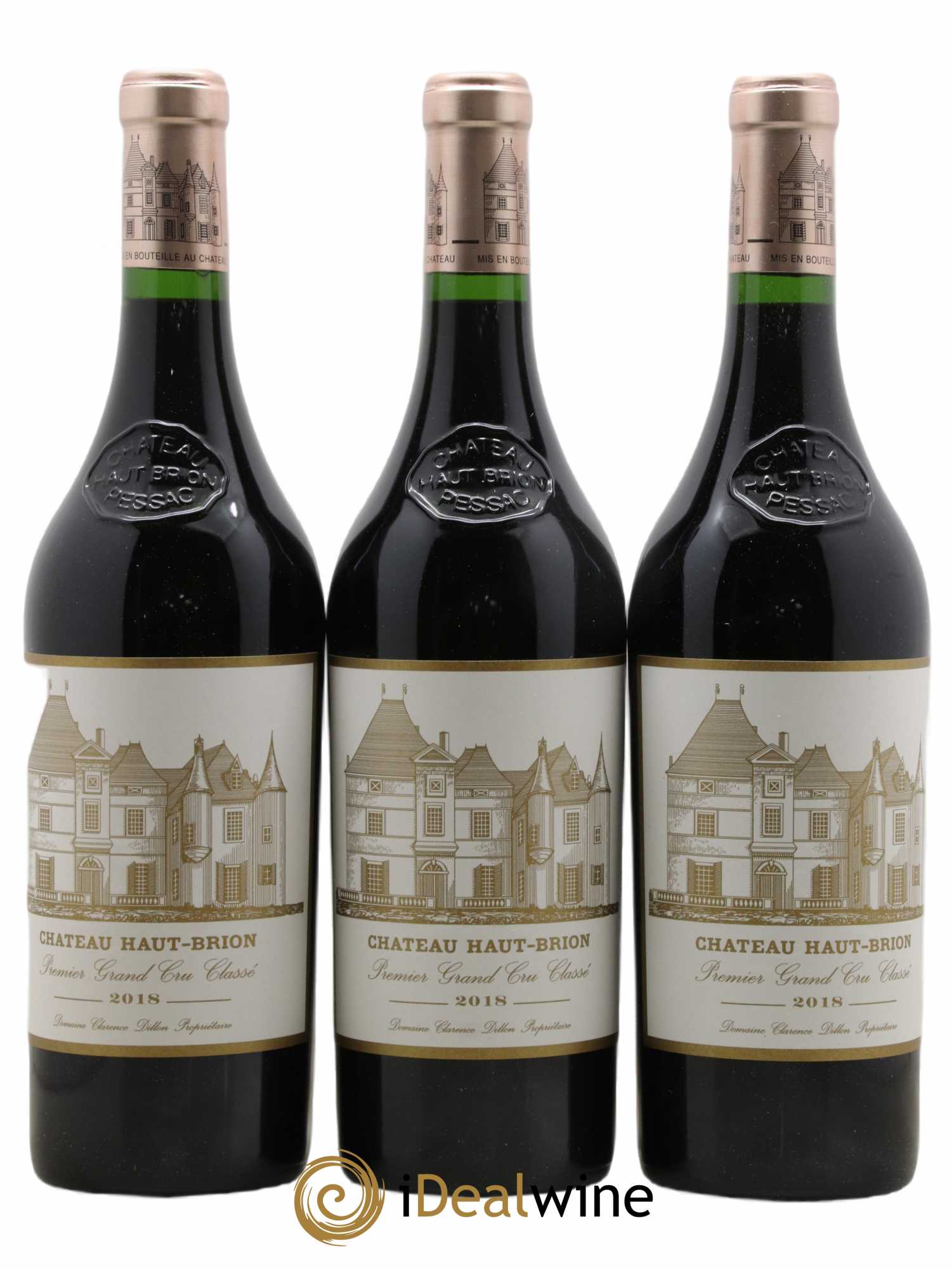 Château Haut Brion 1er Grand Cru Classé  2018 - Lot de 6 Bouteilles