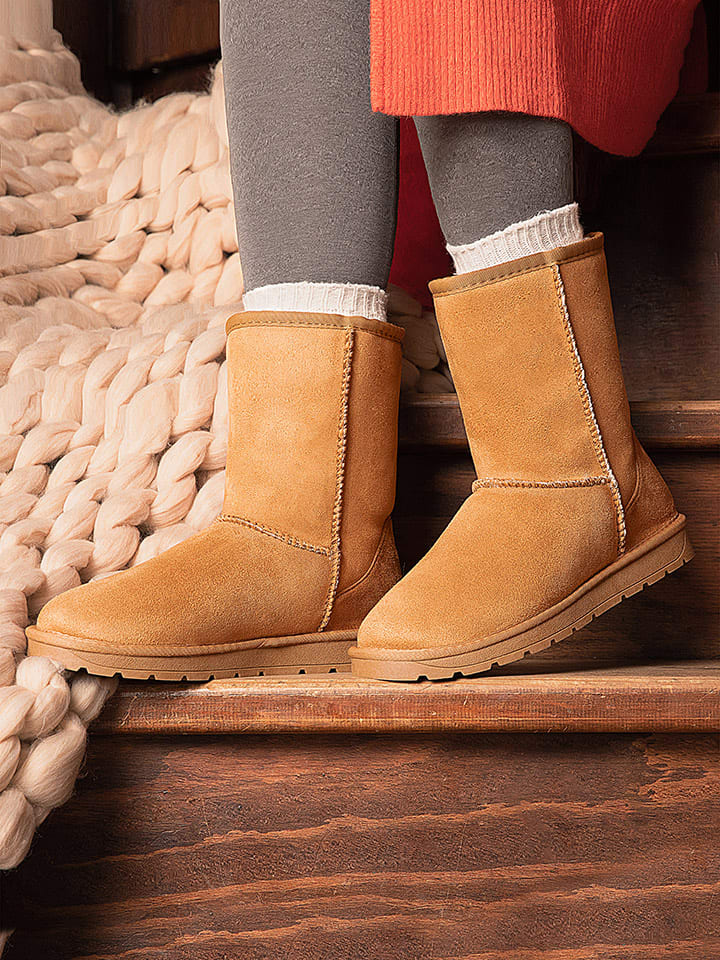 ISLAND BOOT Winterboots in Hellbraun günstig kaufen