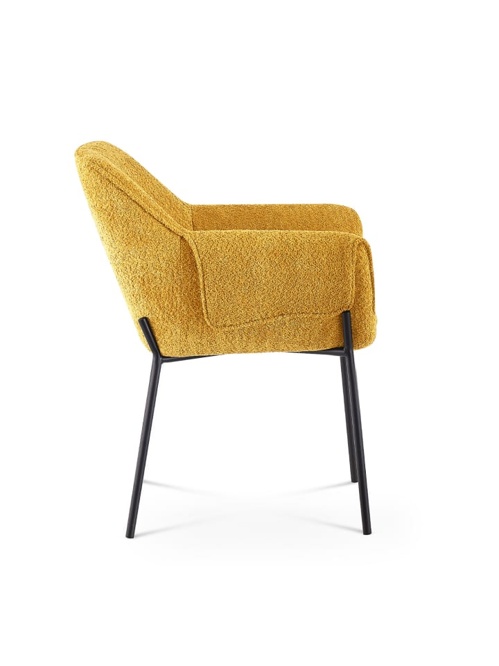 B&D Home Esszimmerstuhl JENNY in Gelb - (B)64 x (H)84 x (T)64 cm günstig kaufen onesize