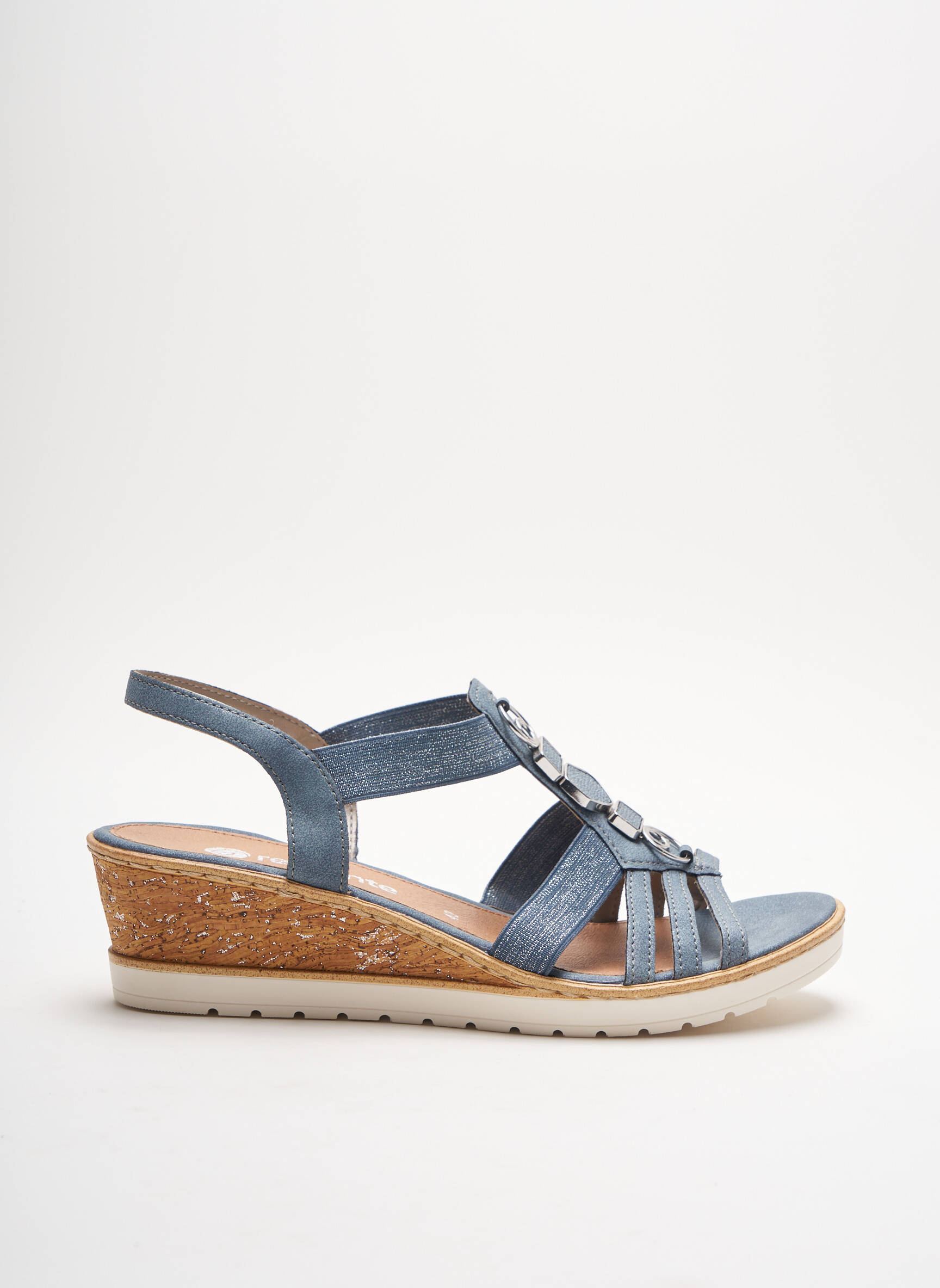 Remonte Sandales Nu Pieds Femme couleur bleu