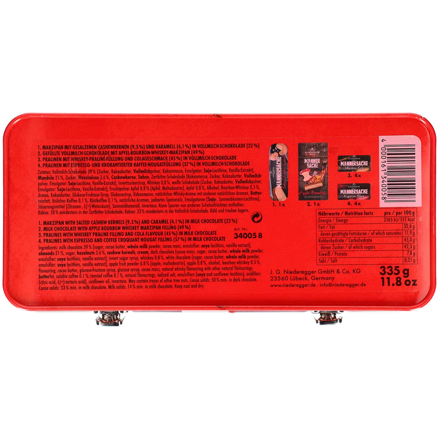 Niederegger Männersache Toolbox 335g