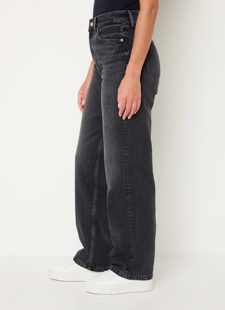 Tommy Hilfiger  High waist straight leg jeans met gekleurde wassing