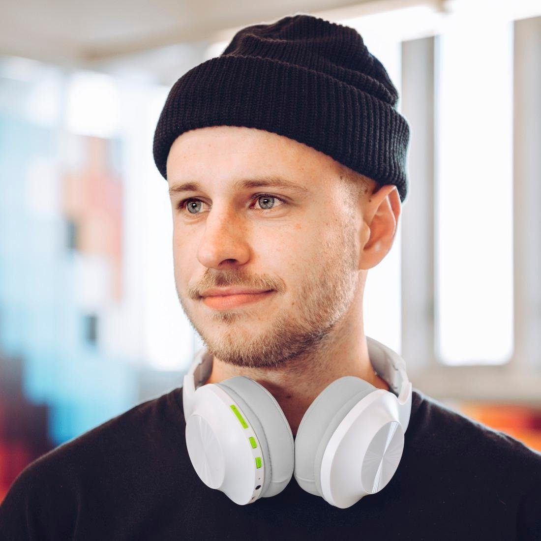 Hama Bluetooth® Kopfhörer Over Ear ohne Kabel, Bass Boost, faltbar kabellos Bluetooth-Kopfhörer (Sprachsteuerung, Google Assistant, Siri, A2DP Bluetooth, AVRCP Bluetooth, HFP, HSP, Bluetooth Headset)
