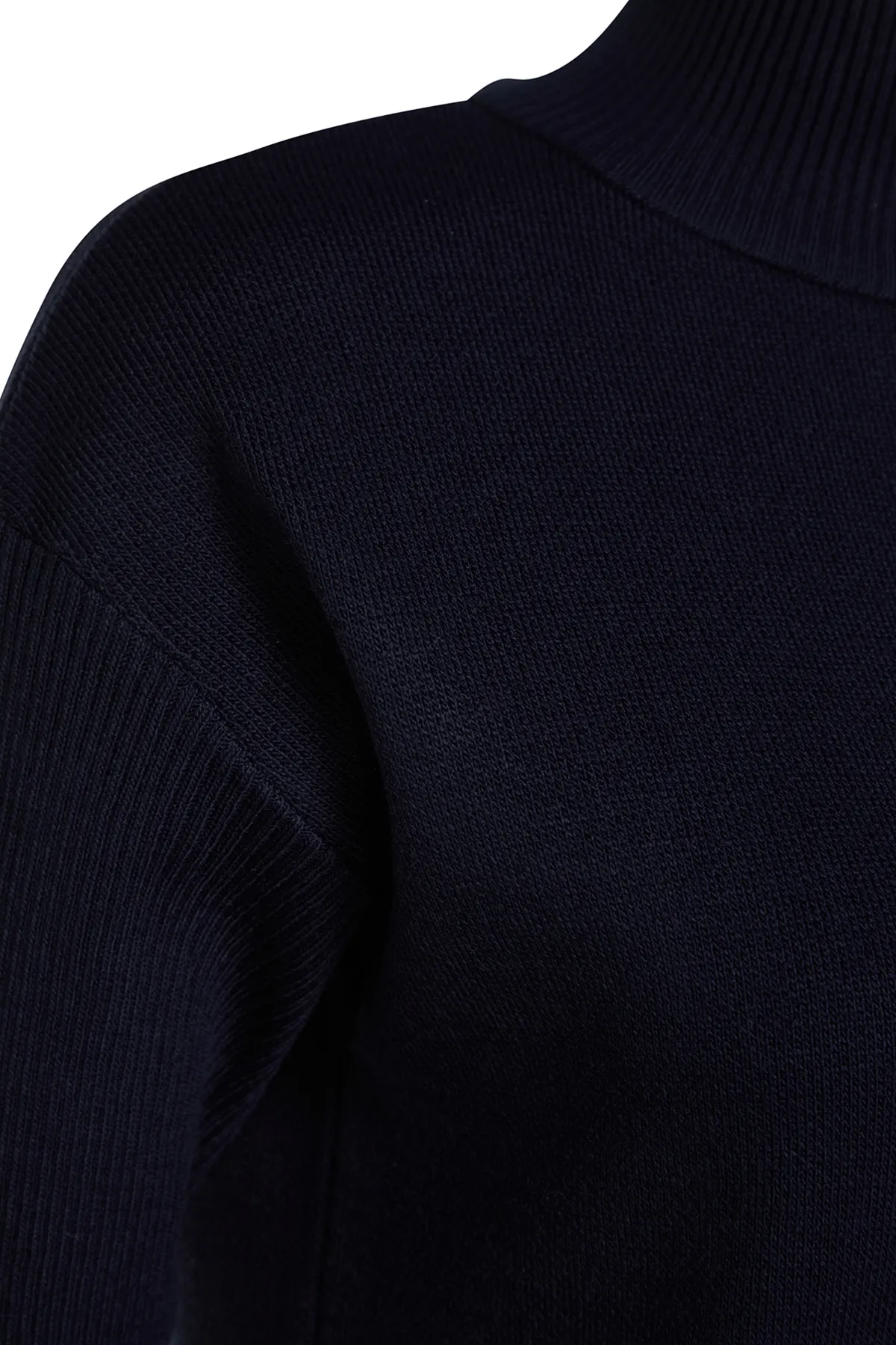 Trendyol Modest  Dunkelblaues, geschlitztes, weites Bein-Strickwaren-Set für Unter- und Obermaterial TCTAW24US00028