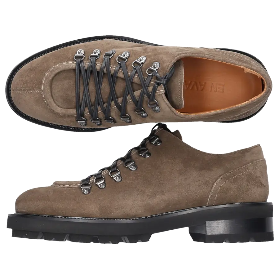 EN AVANT - Schnürschuhe 467-01 Veloursleder - beige