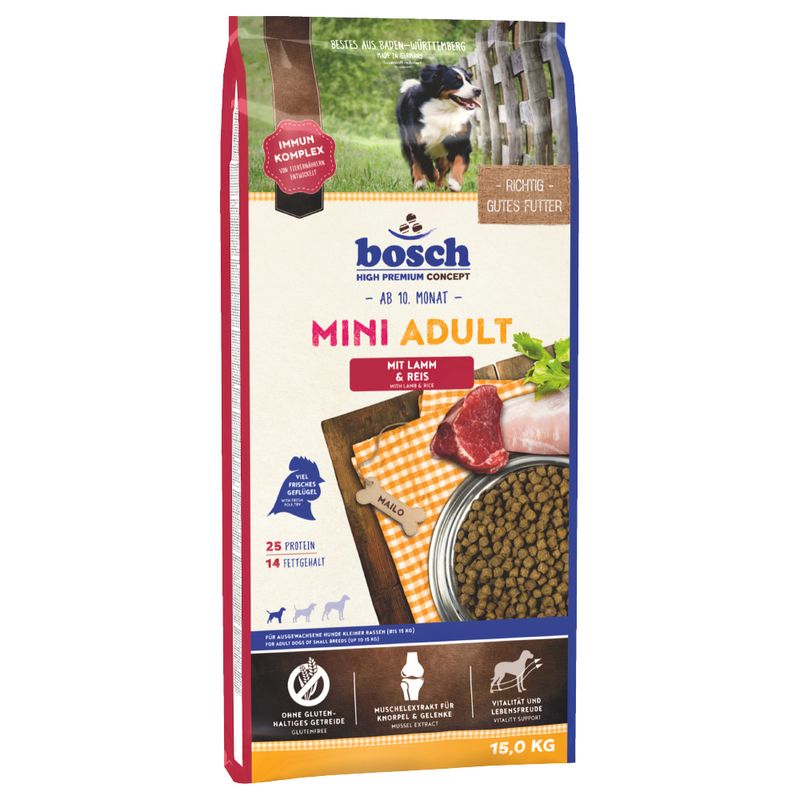 bosch Mini Adult Lamm & Reis
