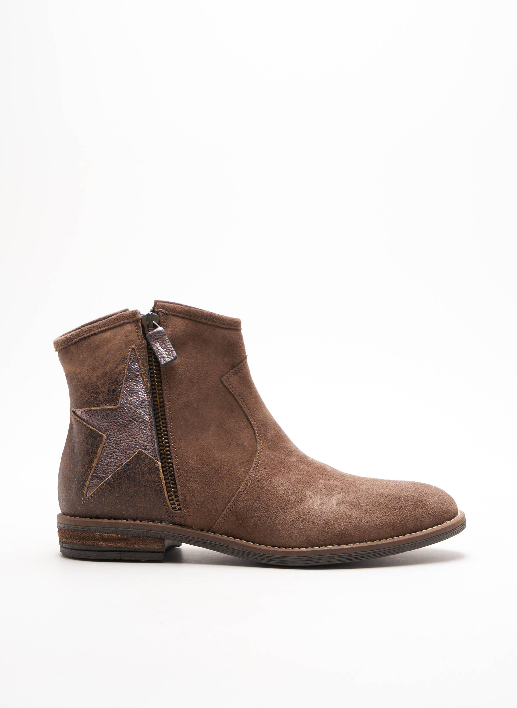 Reqins Bottines Fille couleur marron