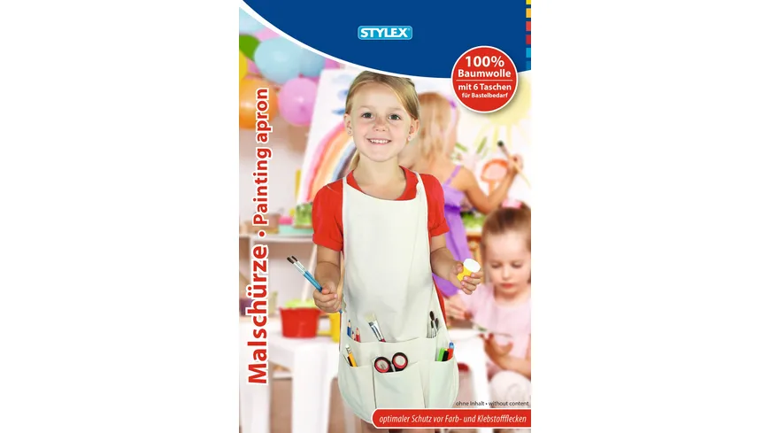 STYLEX  Malschürze aus Baumwolle