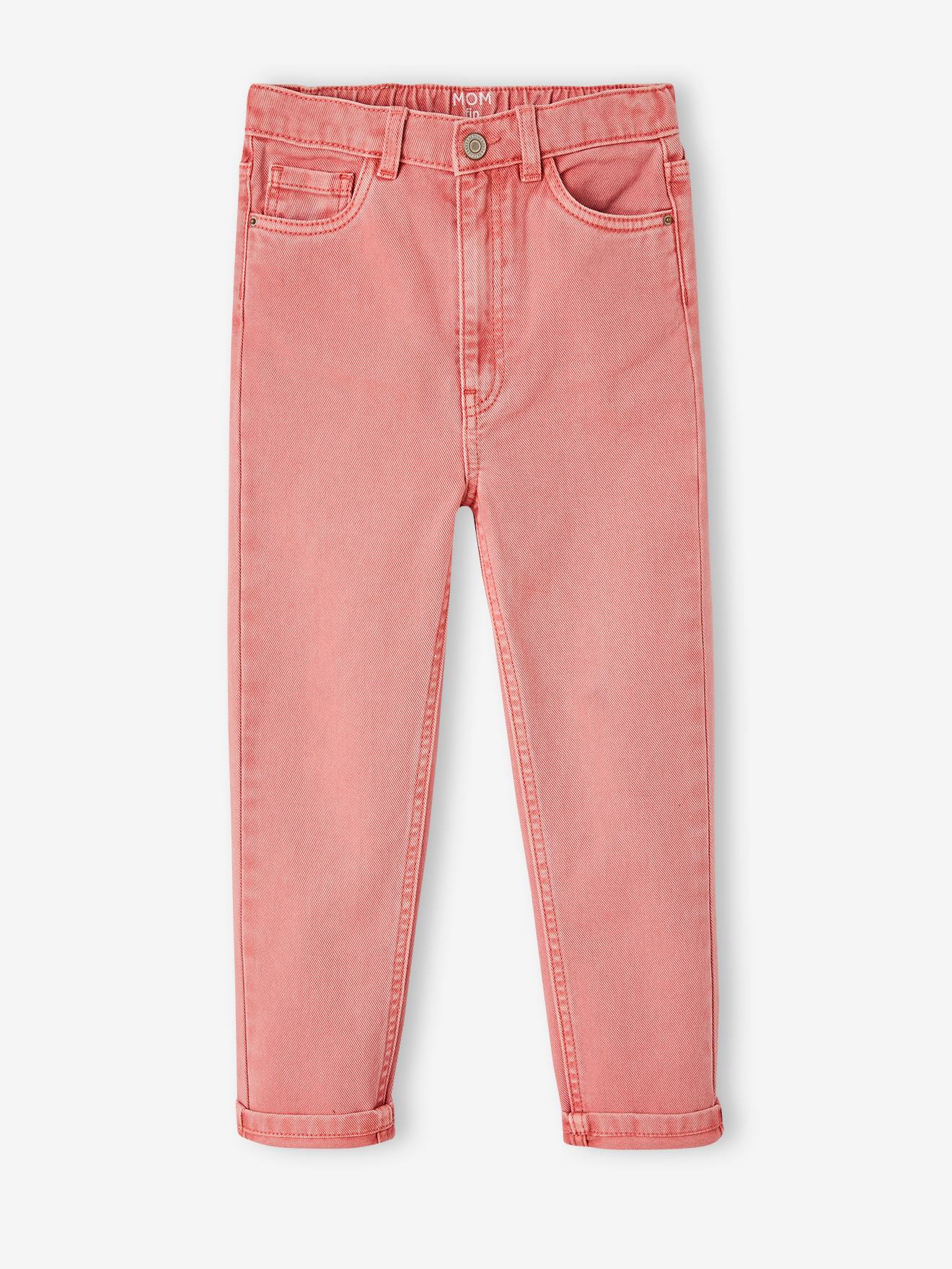 Vertbaudet Mädchen Mom-Hose, Hüftweite SLIM - khaki