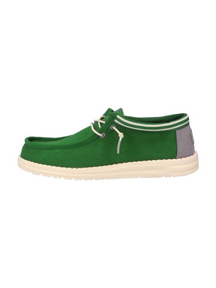 Hey Dude Mokassins Schnürschuhe in Grün günstig kaufen