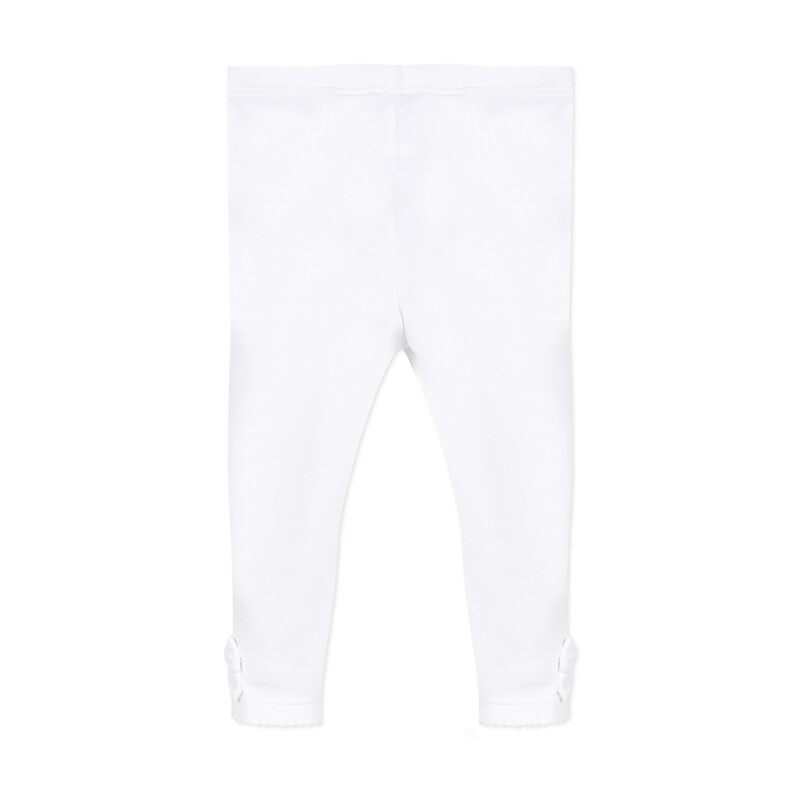 Legging bébé en jersey blanc bébé fille Absorba