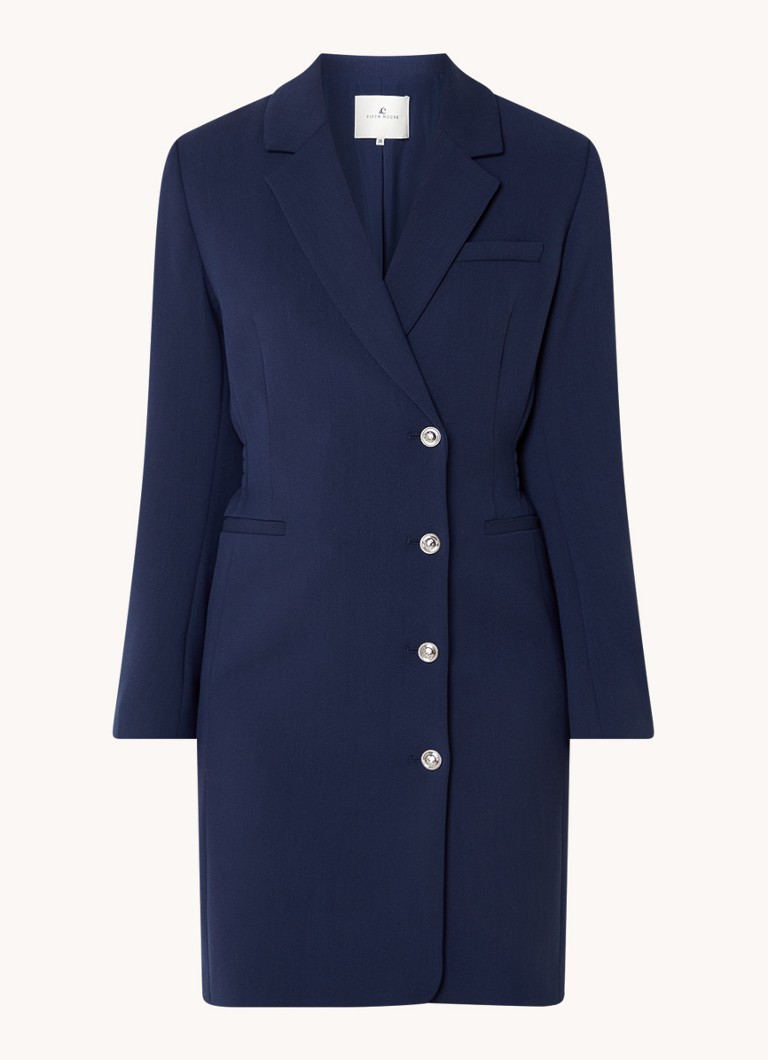 Abito blazer corto con tasche a filetto Avril di Fifth House