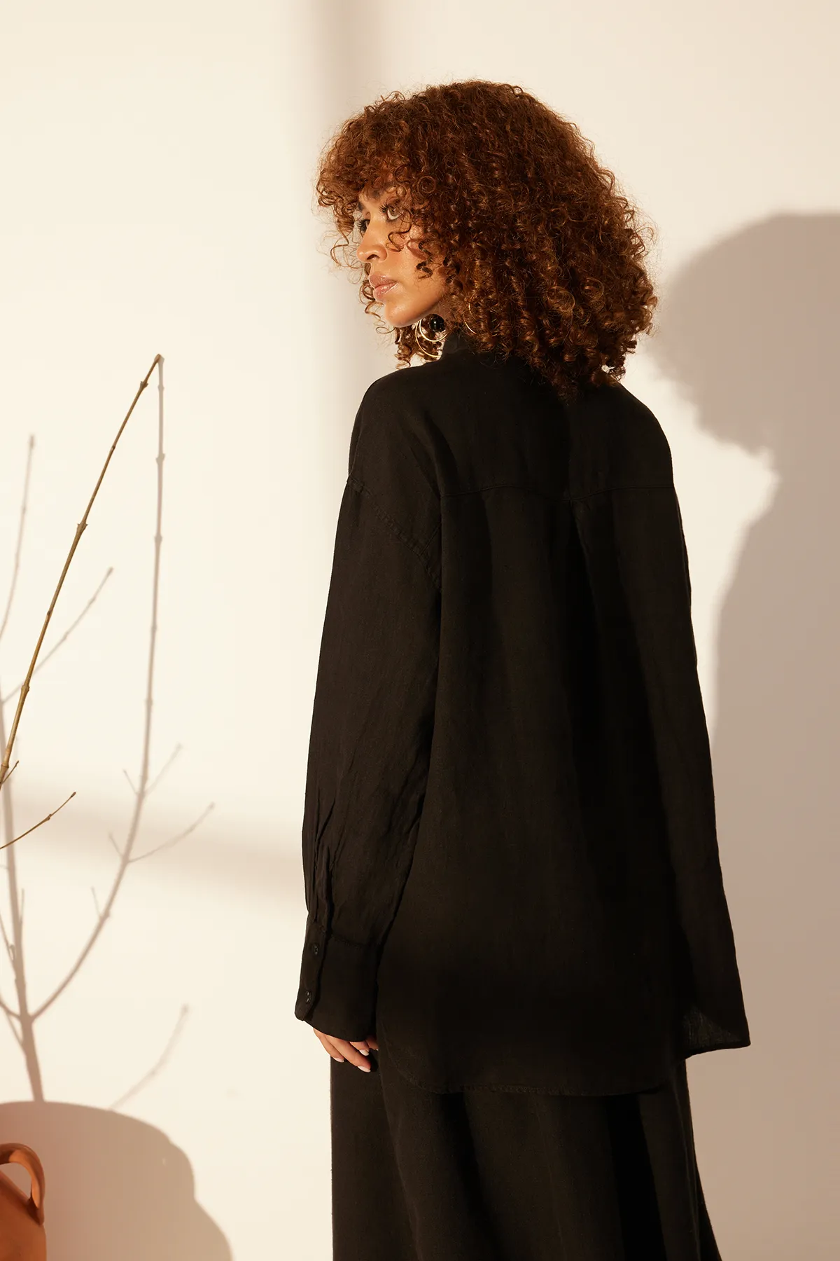 Trendyol Collection  Hemd - Schwarz - Oversized