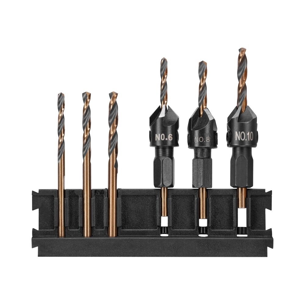 DeWalt Accessories DT70779T-QZ FLEXTORQ Pre-drilling and Countersinking Drill Set in Tough Case 22-piece
