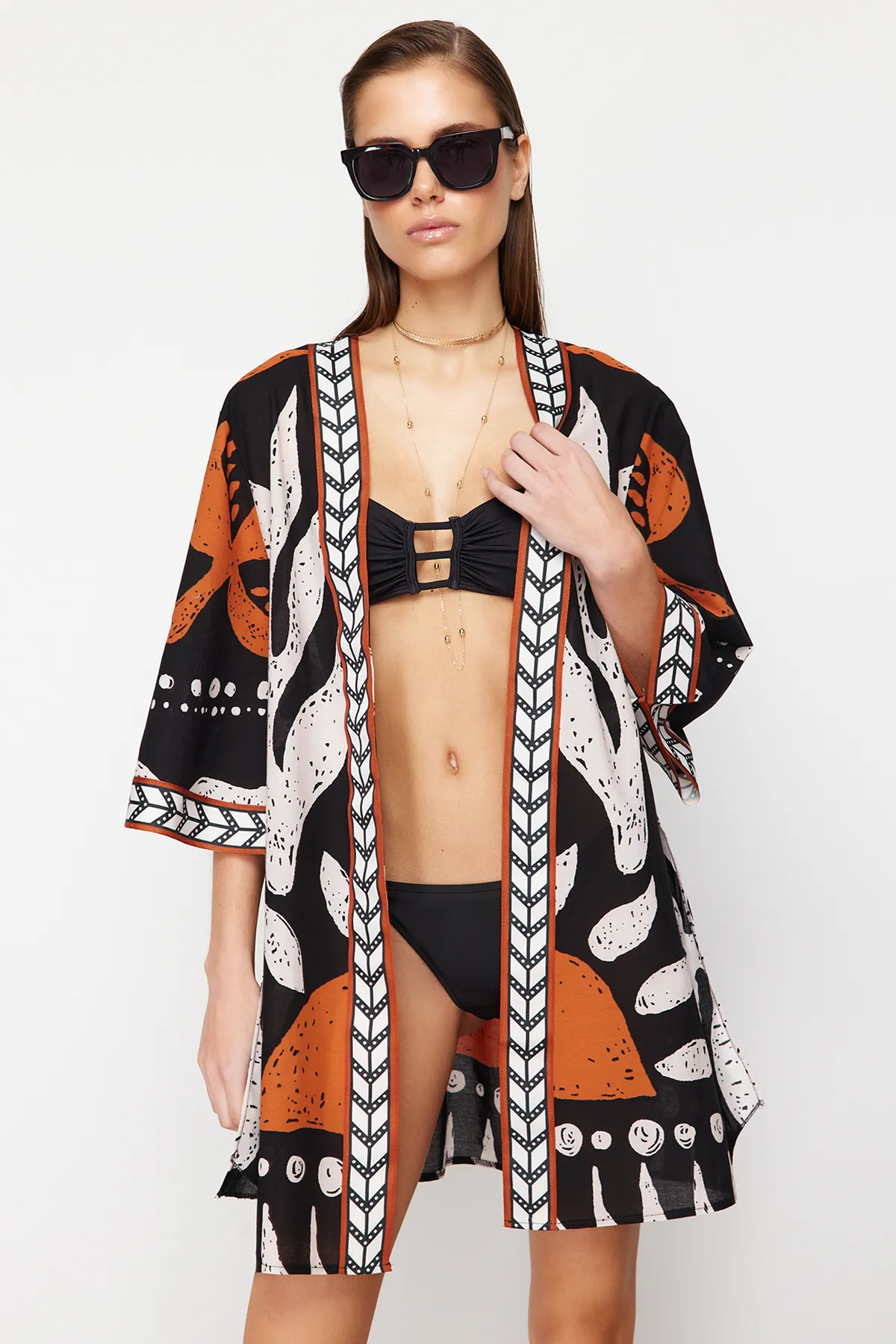 Trendyol Collection  Kimono & Kaftan - Mehrfarbig - Regular Fit