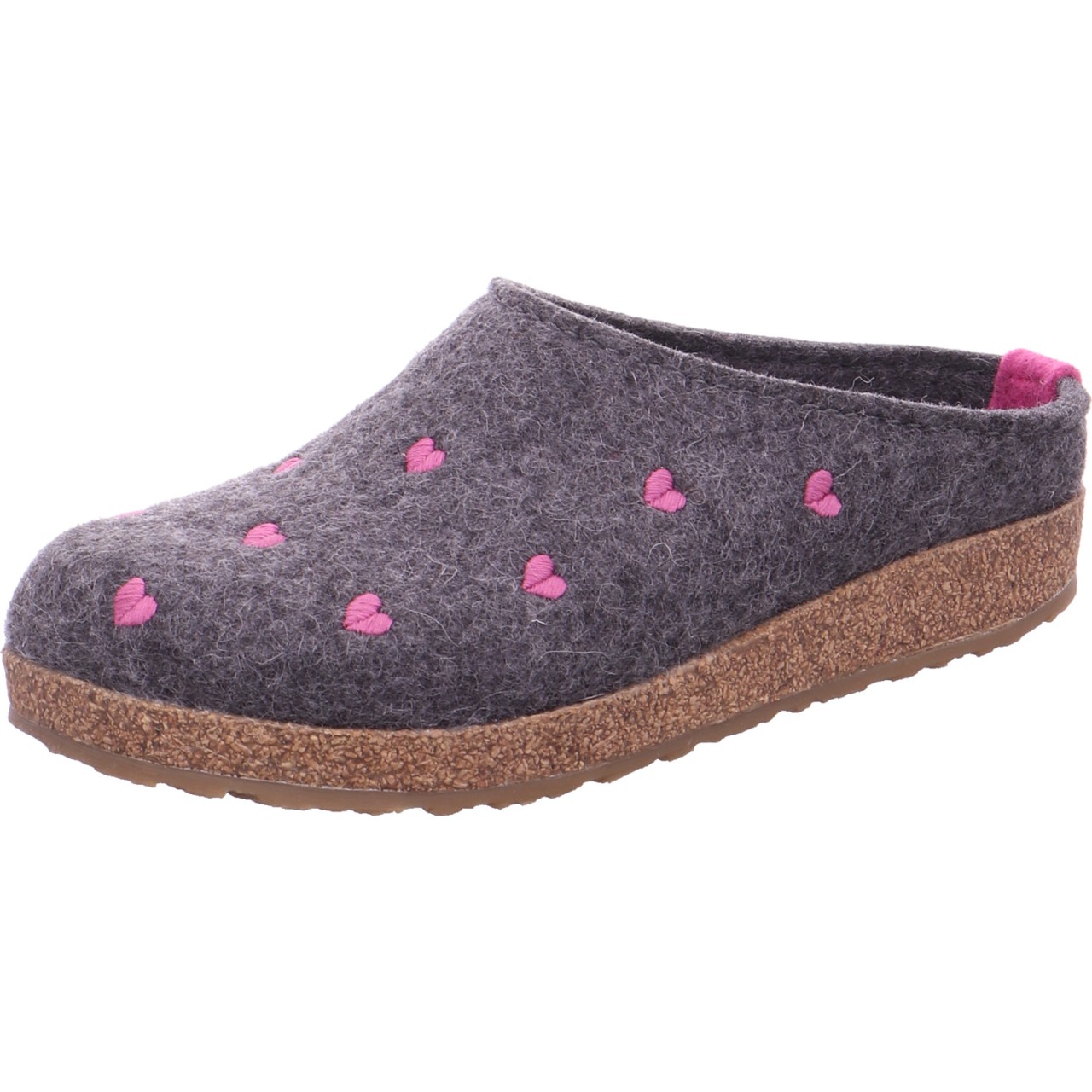 HAFLINGER Hausschuhe grau