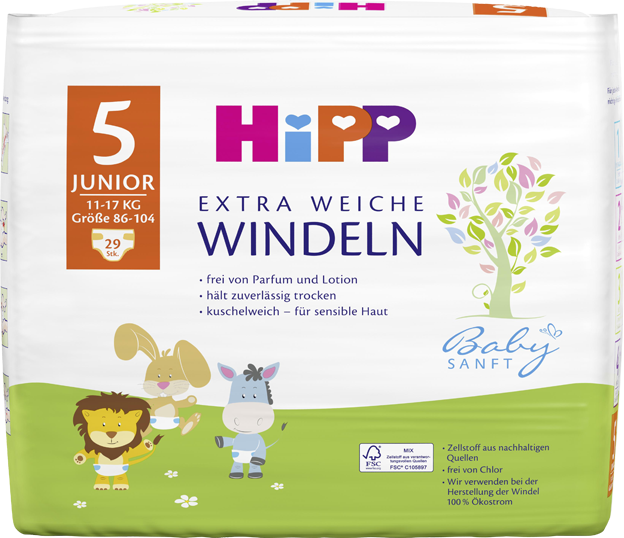 HiPP Windeln Gr. 5 Junior 11-17kg