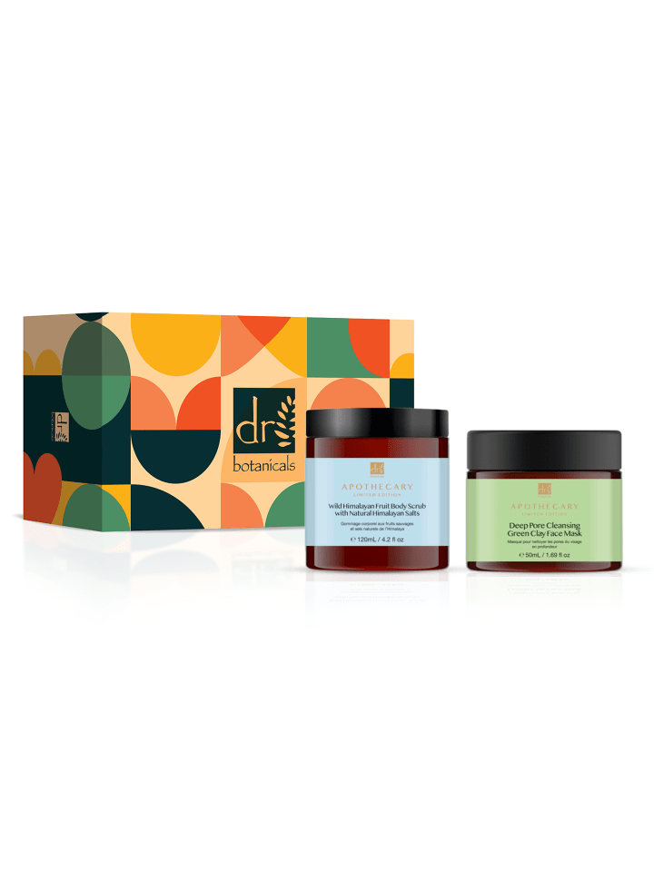 Dr Botanicals 2tlg Set Rebalancing Mask & Wild Himalayan Body Scrub  günstig kaufen onesize