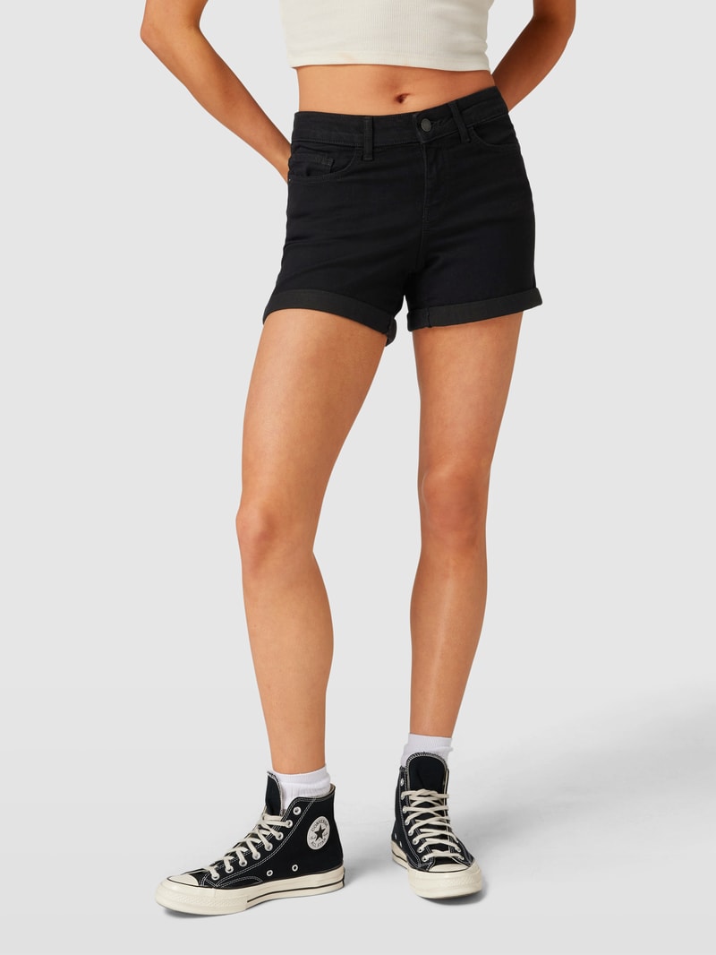 Shorts mit 5-Pocket-Design Modell 'LUCY' in schwarz
