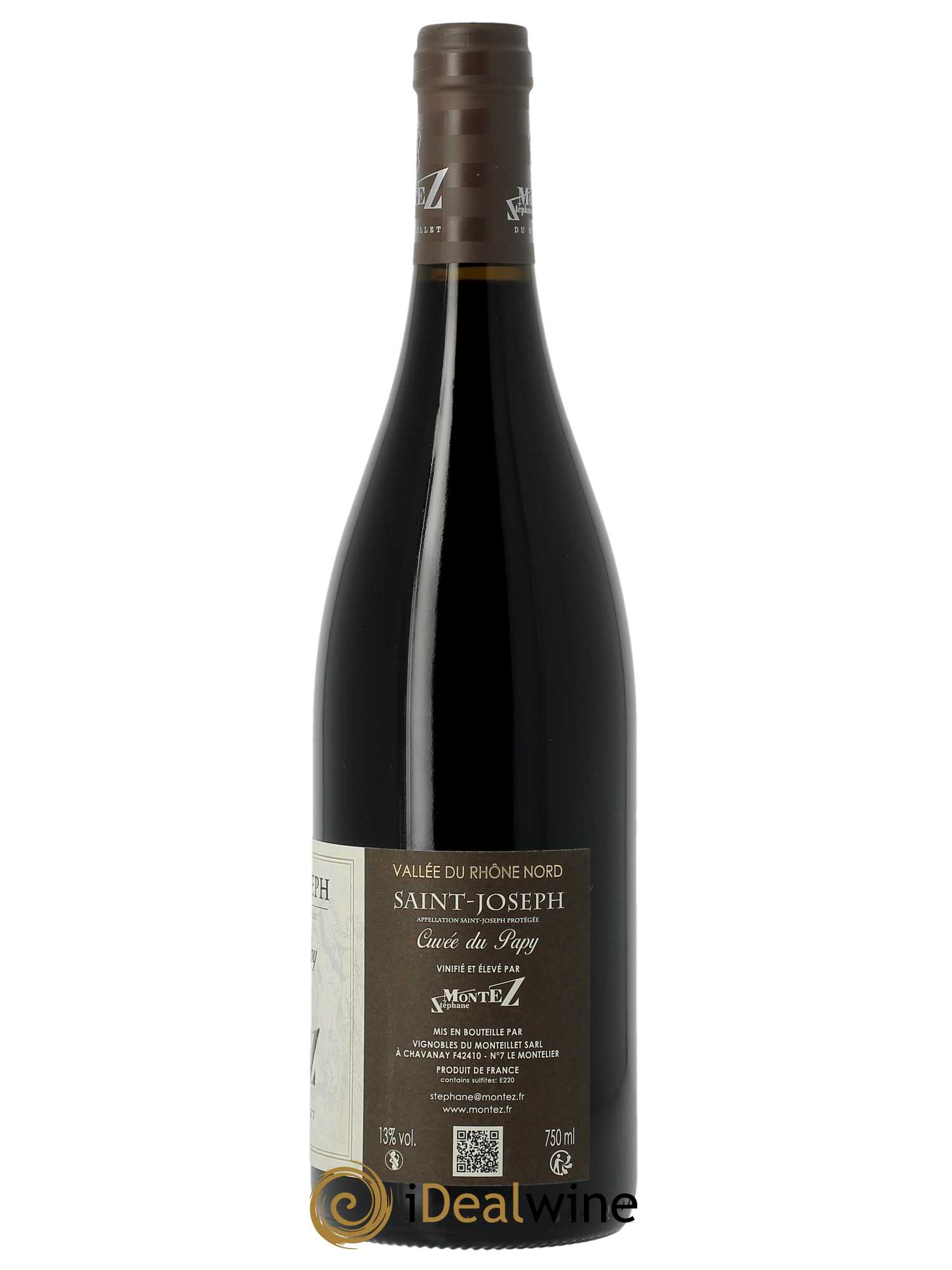 Saint-Joseph Cuvée du Papy Monteillet (Domaine du) - Stéphane Montez  2021 - Lot de 1 Bouteille